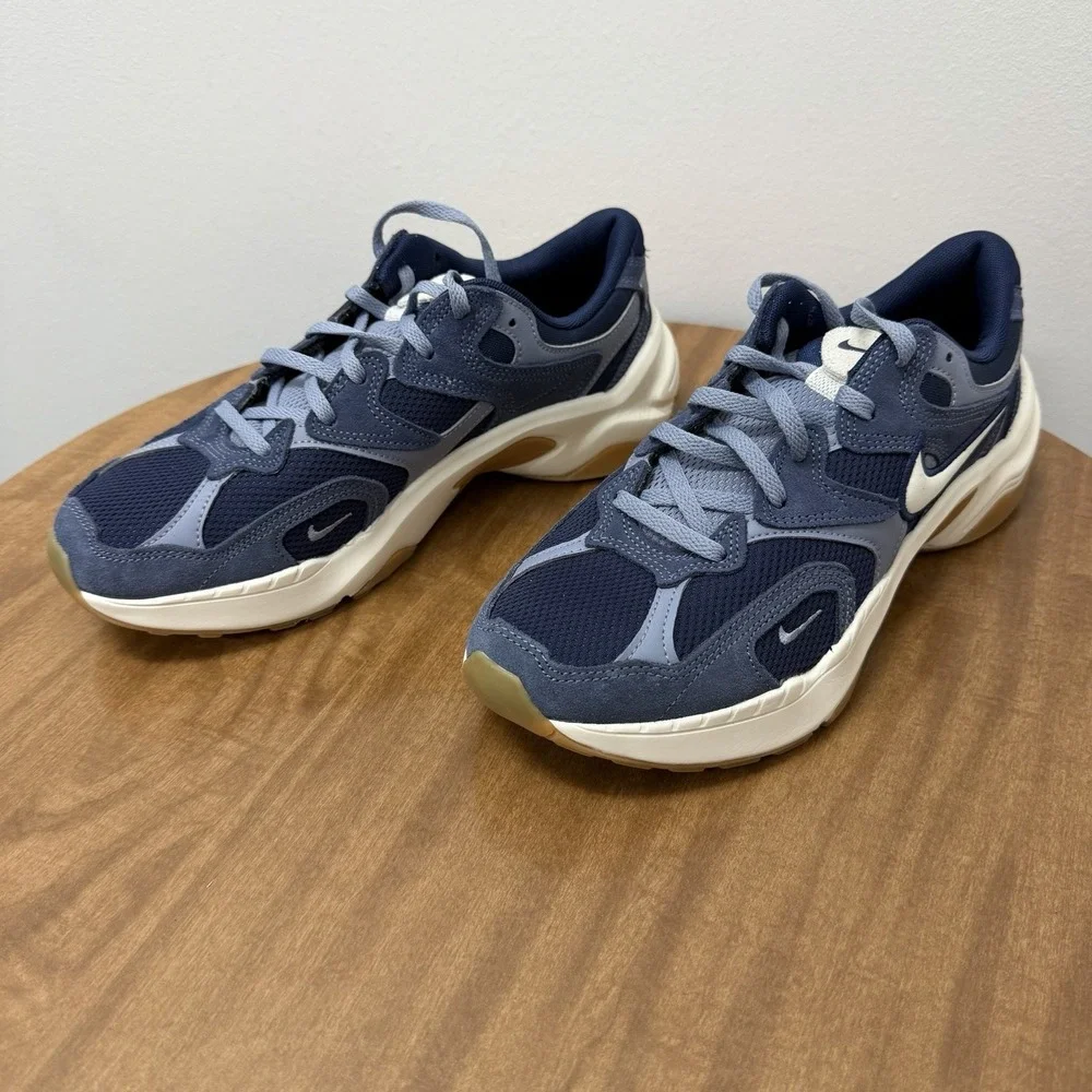 Nike‎ AL8 Denim Running Shoes Midnight Navy Gum IM2471-410 Women's Size 10 NEW